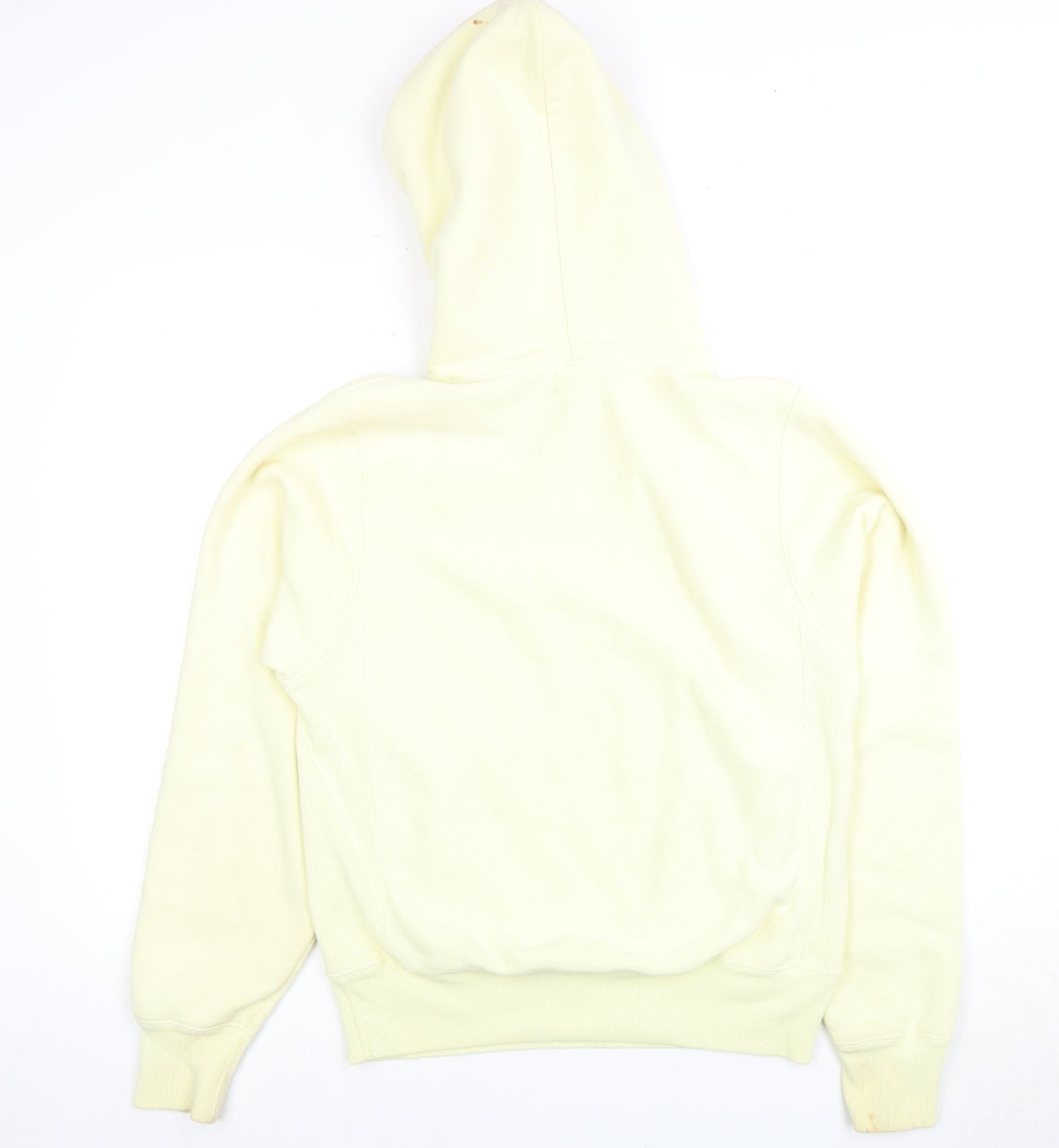 Mens UK Size XS Champion Yellow Pullover Hoodie