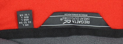 Mens UK Size L Regatta Red 1/4 Zip Sweatshirt