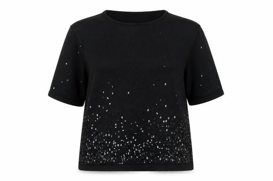 Womens UK Size L Viyella Black Basic Blouse