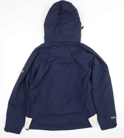 Womens UK Size 12 Regatta Blue Parka Coat
