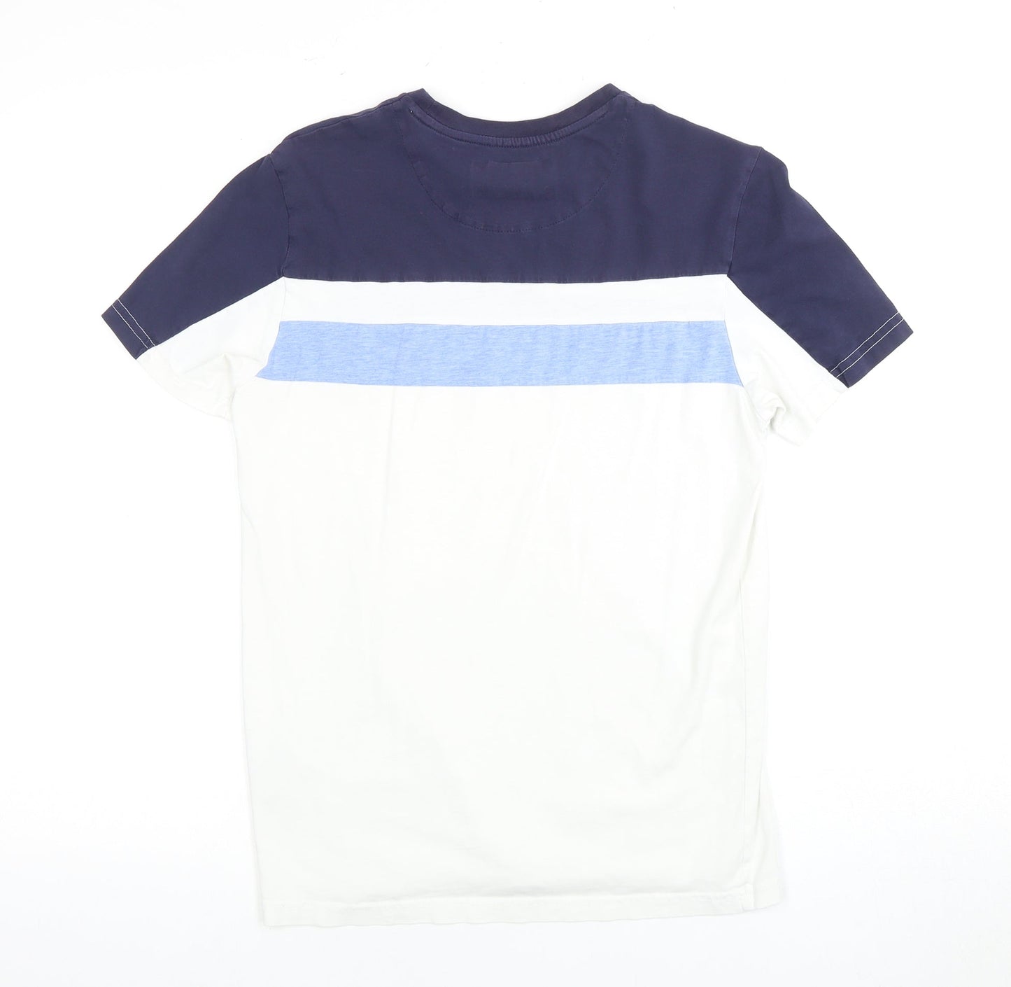 Lyle & Scott Men's Blue Colourblock T-Shirt - S