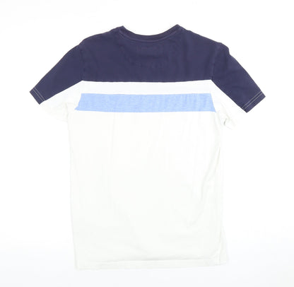 Lyle & Scott Men's Blue Colourblock T-Shirt - S