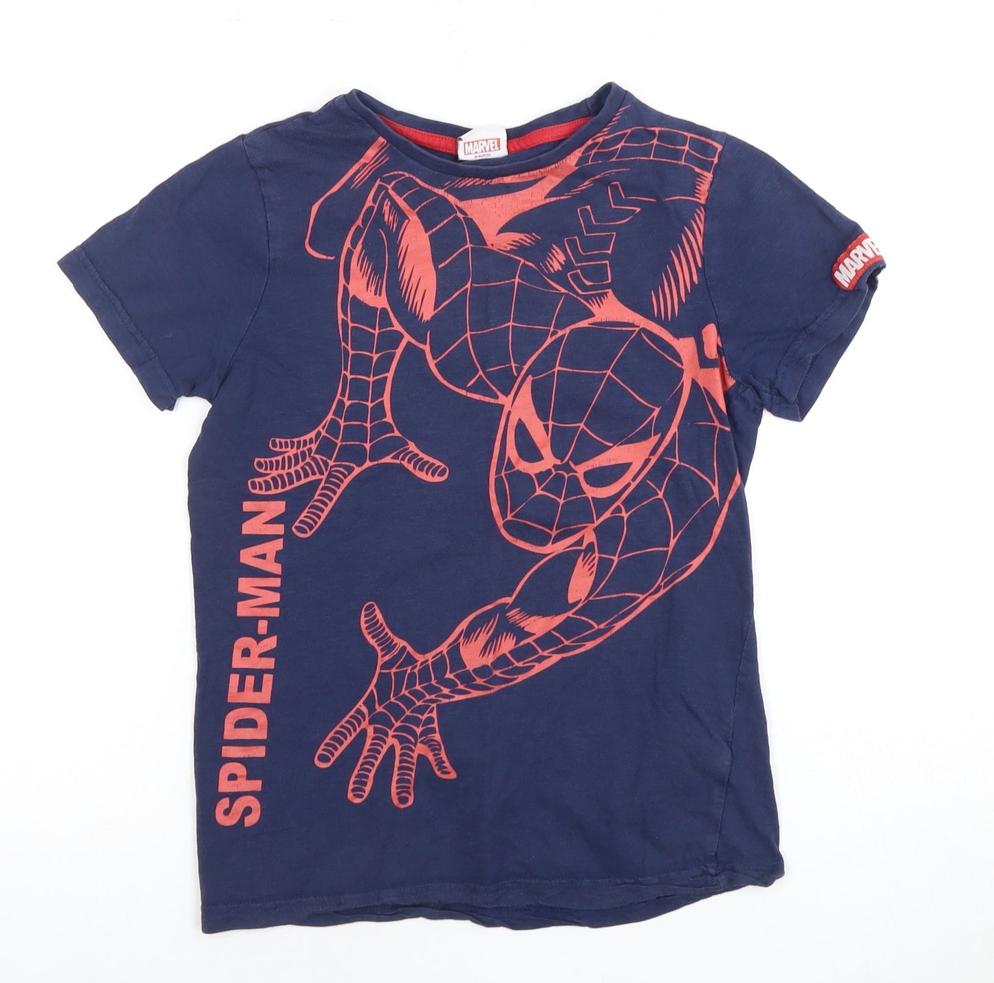 Marvel Boys Blue Spider-Man T-Shirt 11-12 Years Regular Fit