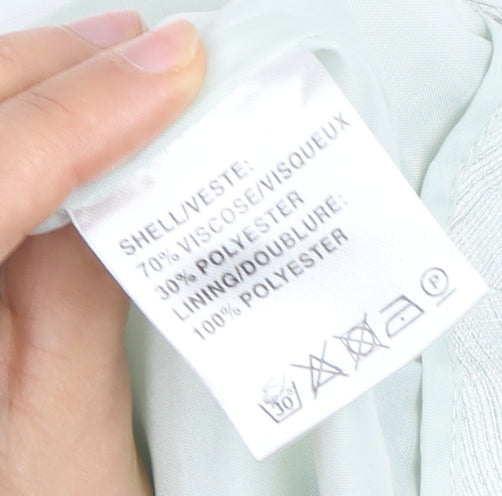 Jacques Vert Women's White Flare Long Skirt Size 16