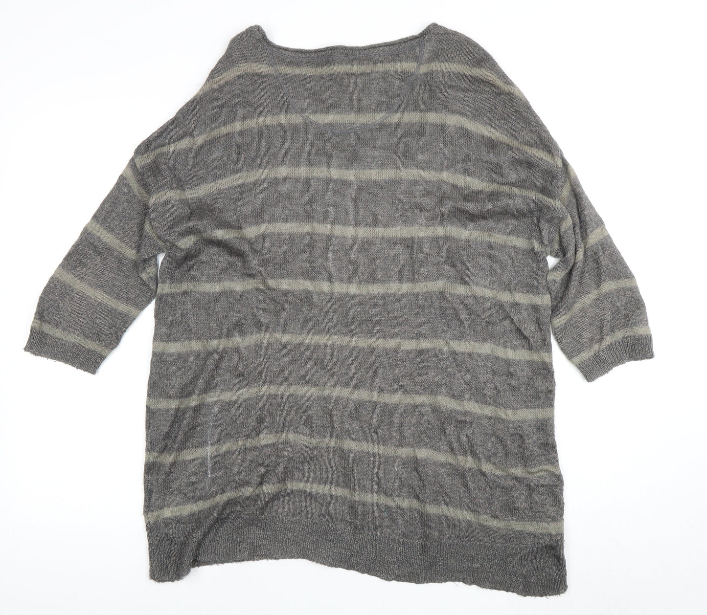 White Stuff Women's Grey Pullover Jumper Size 12
