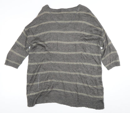 White Stuff Women's Grey Pullover Jumper Size 12