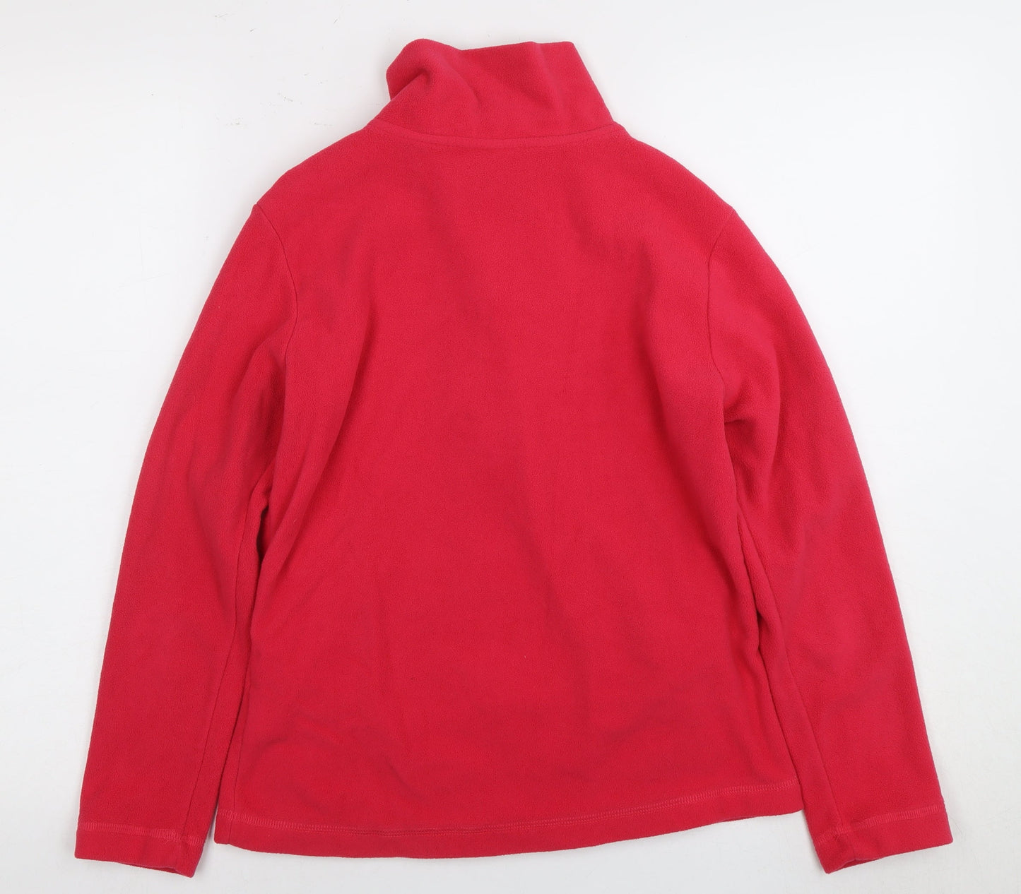Gelert Women's Red Fleece Jacket Size 8 Regular Zip