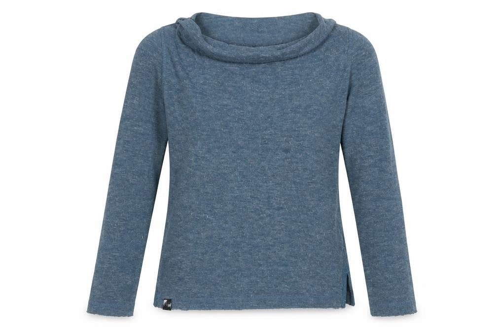 Front view of Regatta Blue Cowl Neck Jersey Top for unisex adults -, size 12