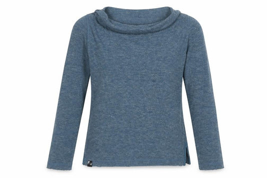 Front view of Regatta Blue Cowl Neck Jersey Top for unisex adults -, size 12