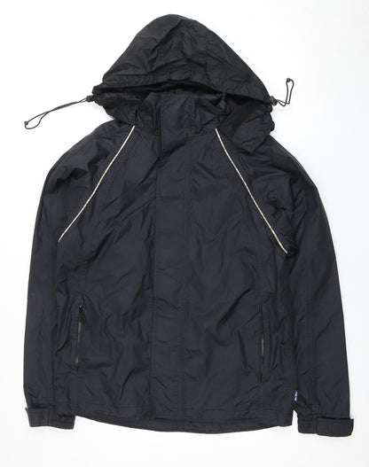Mens UK Size XS Peter Storm Black Rain Coat
