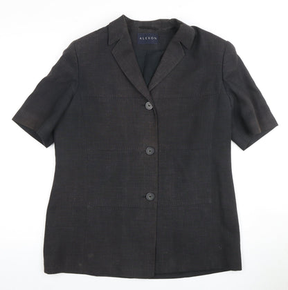 Womens UK Size 12 Alexon Regular Black Suit Jacket