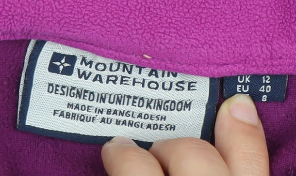 Womens UK Size 12 Mountain Warehouse Purple Pullover Sweatshirt