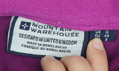 Womens UK Size 12 Mountain Warehouse Purple Pullover Sweatshirt