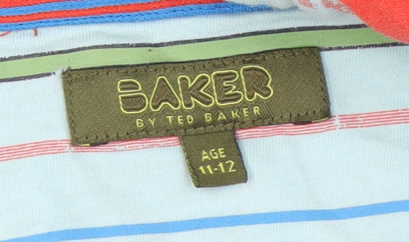 Ted Baker Boys Orange Graphic Print Pullover Hoodie 11-12 Yrs
