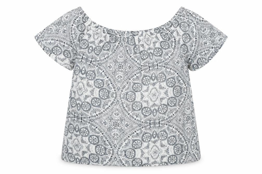 Womens UK Size 10 Fat Face White Basic Blouse