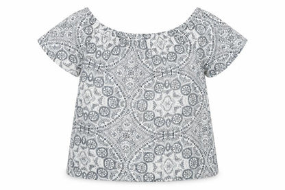 Womens UK Size 10 Fat Face White Basic Blouse