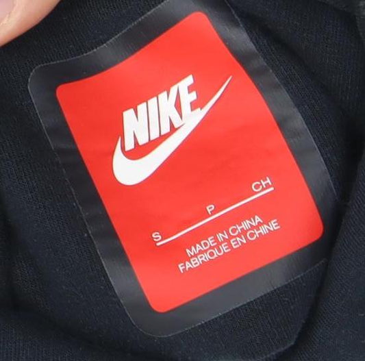 Nike Women's Black Hoodie, S, Zip Pockets, Activewear