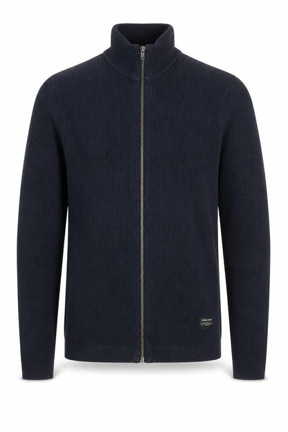 Mens UK Size S JACK & JONES Blue Full Zip Jumper