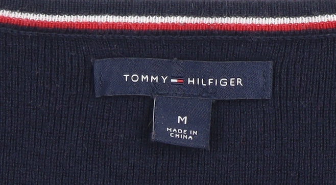 Womens UK Size M Tommy Hilfiger Multicoloured Jersey T-Shirt