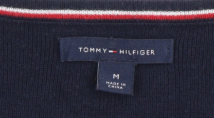 Womens UK Size M Tommy Hilfiger Multicoloured Jersey T-Shirt