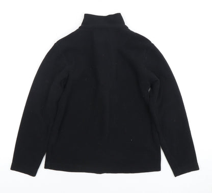 Mountain Warehouse Boys Black 1/2 Zip Fleece Jumper 9-10 Years