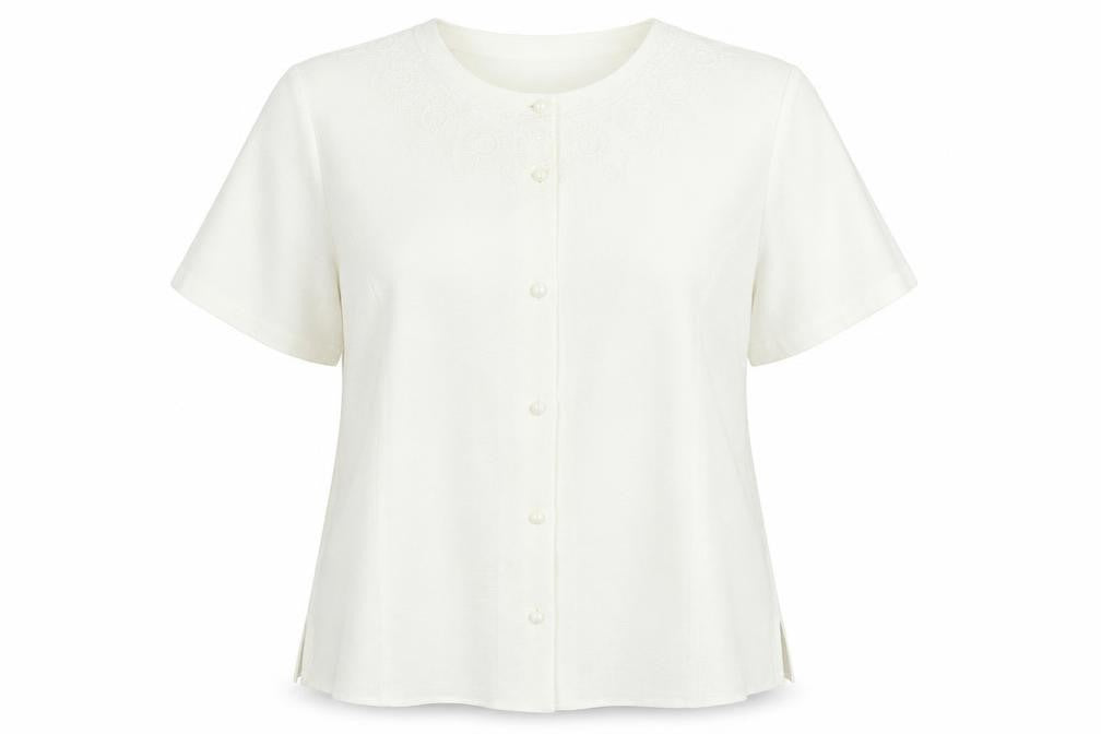 Womens UK Size 22 Honor Millburn White Classic Button-Up