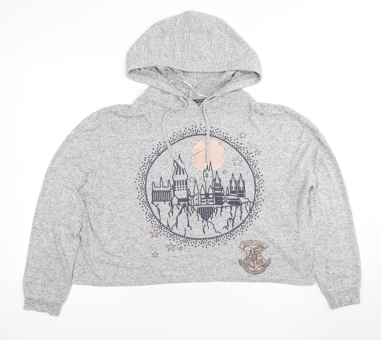 H. Potter Grey Women's Pullover Hoodie Size 6,8