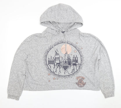 H. Potter Grey Women's Pullover Hoodie Size 6,8