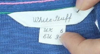 White Stuff Blue Women's Tunic 3/4 Sleeve