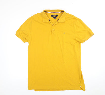 Kangol Men's XL Yellow Cotton Polo Shirt