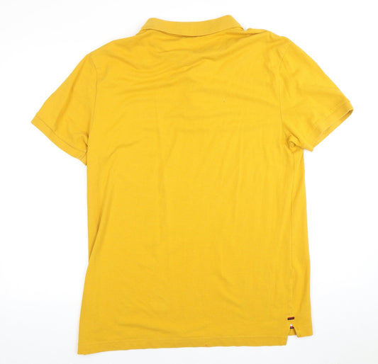 Kangol Men's XL Yellow Cotton Polo Shirt