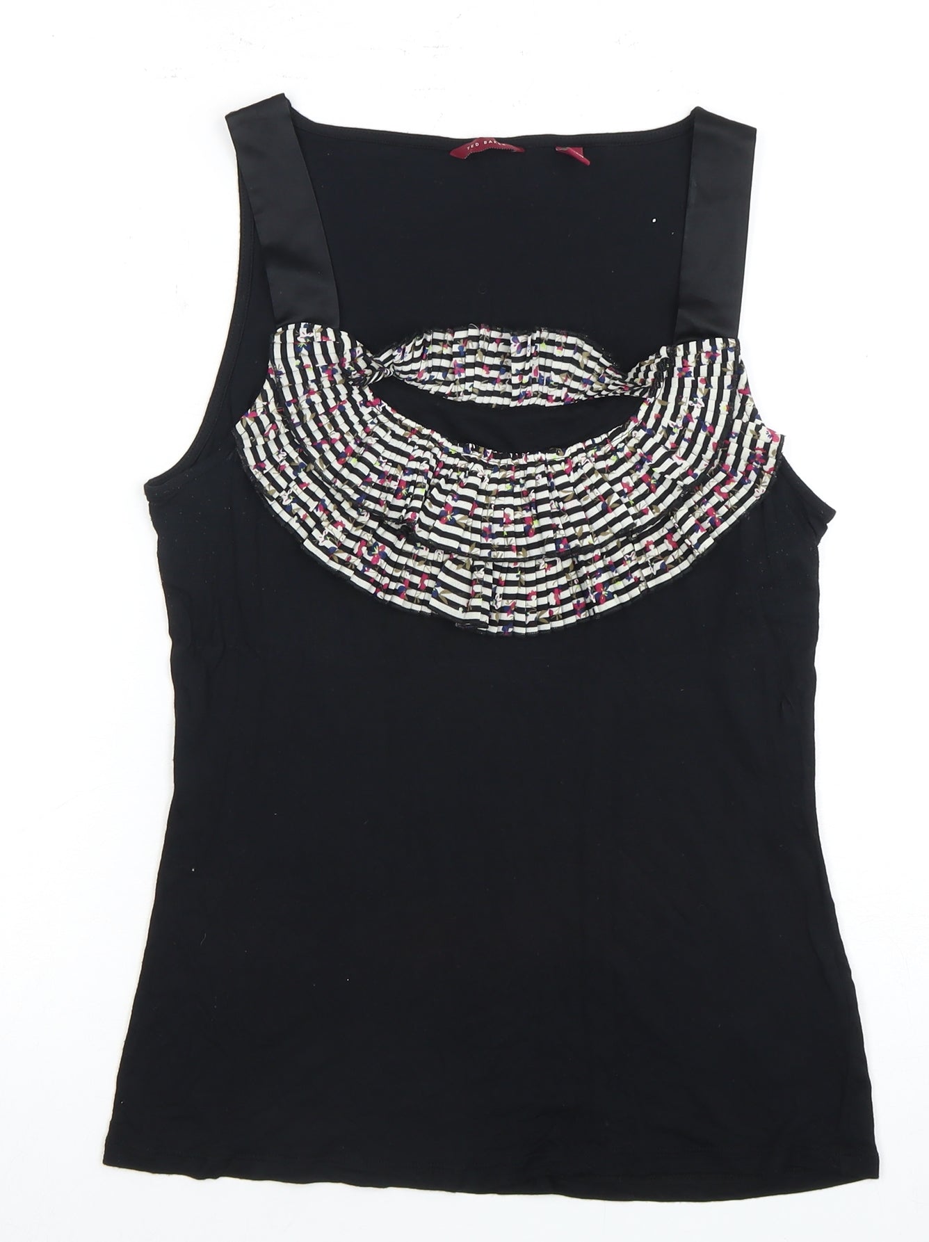 Womens UK Size 10 Ted Baker Black Basic Tank