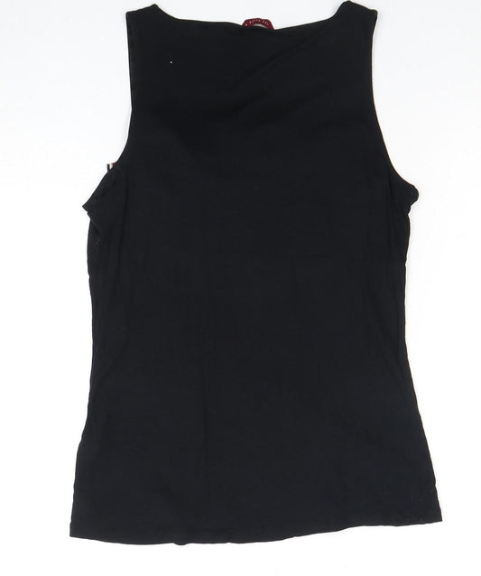 Womens UK Size 10 Ted Baker Black Basic Tank