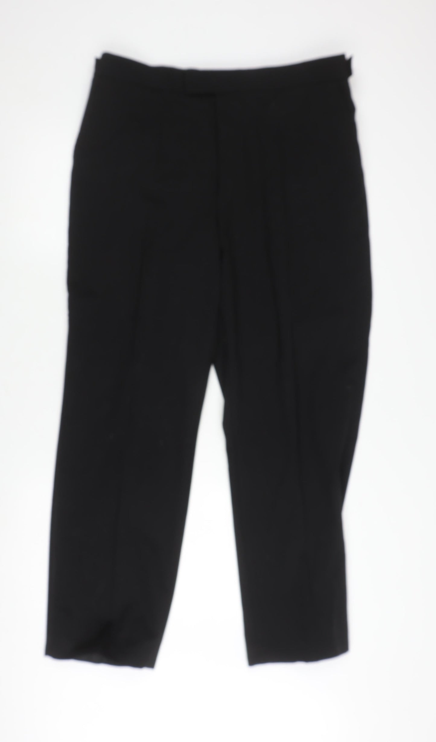 Moss Bros Men's Black Trousers Size 36 Business