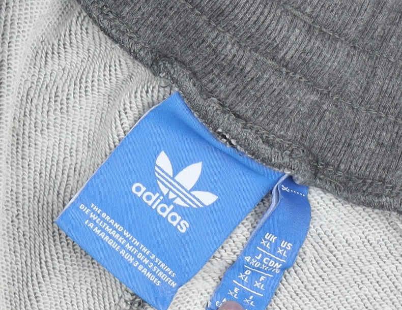 Adidas Men’s Grey Joggers XL for Gym & Training