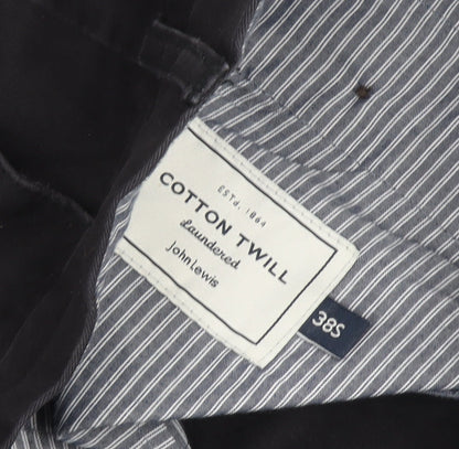 John Lewis Men's Black Chino Trousers 38S