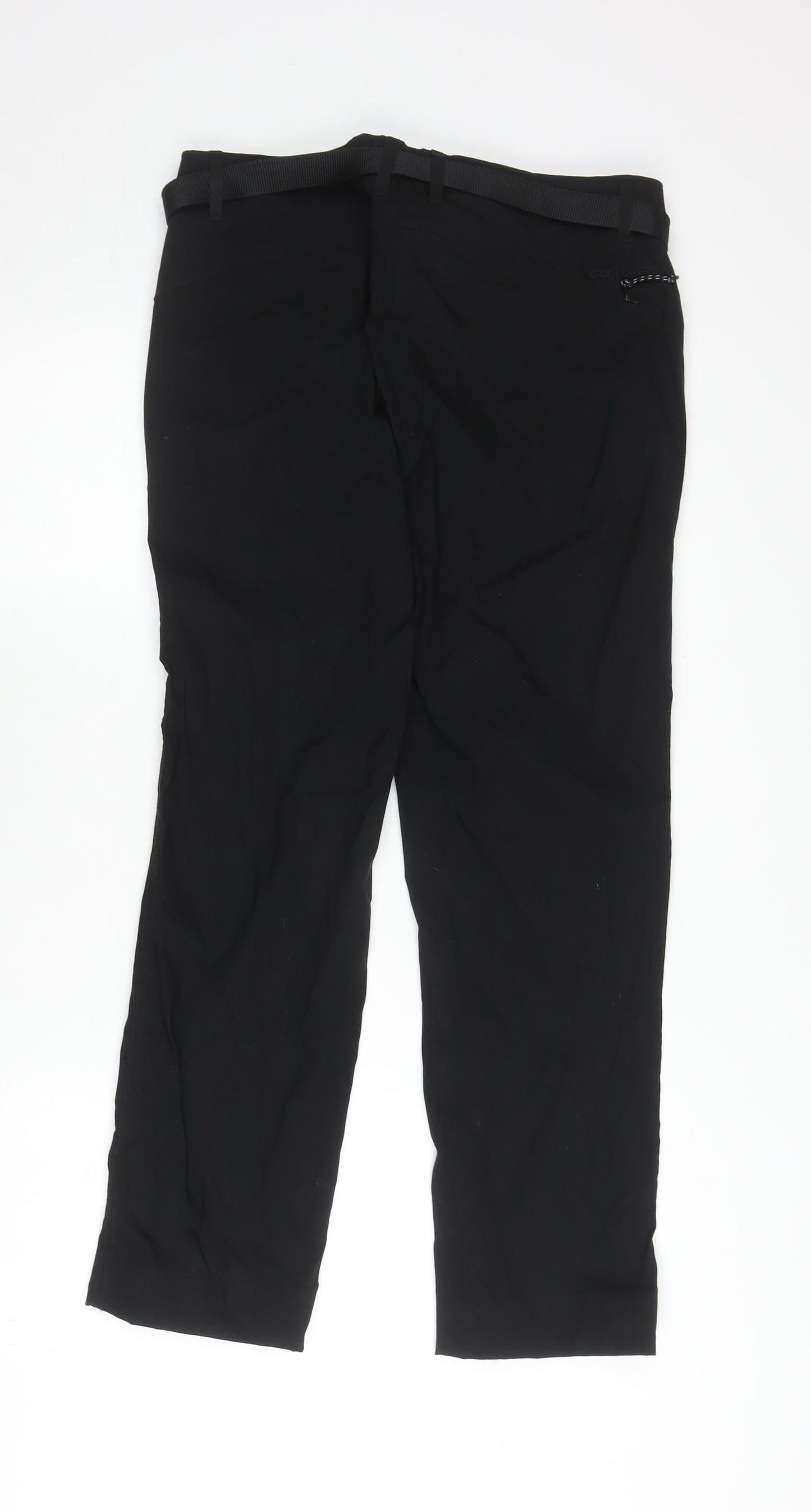 Craghoppers Women Black Cotton Trousers Size S