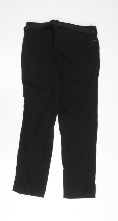 Craghoppers Women Black Cotton Trousers Size S