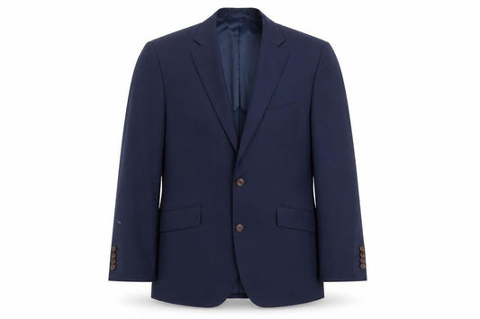 Llanfico Men's Blue Wool Blazer Size UK 40 Formal Jacket