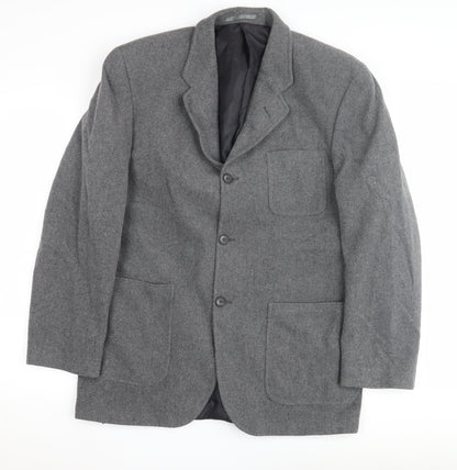 Mens UK Size 40 Quo Grey Basic Jacket