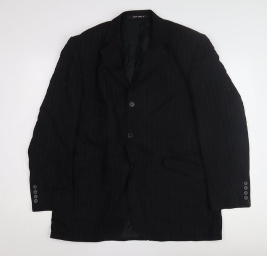 Mens UK Size 42 Jeff Banks Regular Blue Suit Jacket