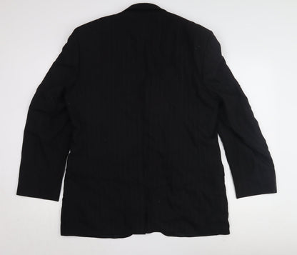 Mens UK Size 42 Jeff Banks Regular Blue Suit Jacket