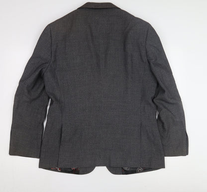 Mens UK Size 42 Sawyers & Hendricks Regular Grey Suit Jacket