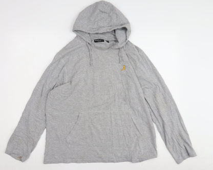 Mens UK Size XL Brave Soul Grey Pullover Hoodie