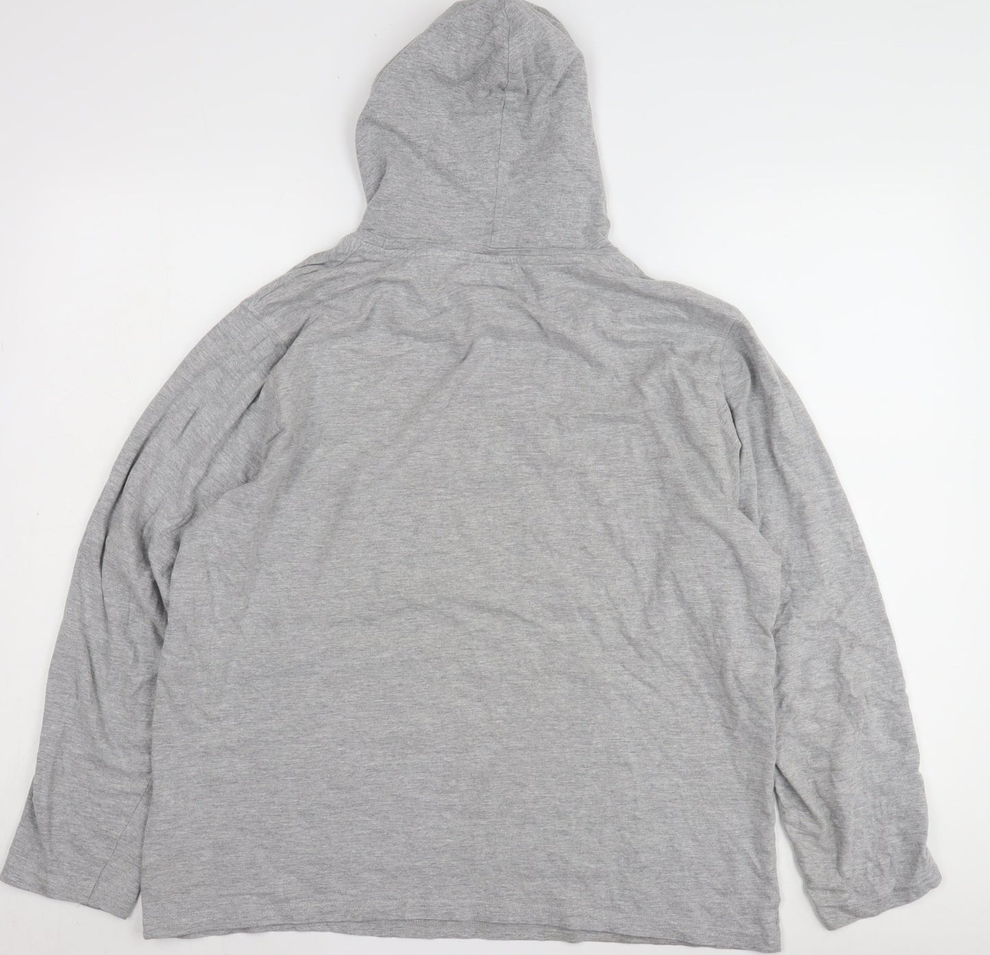 Mens UK Size XL Brave Soul Grey Pullover Hoodie