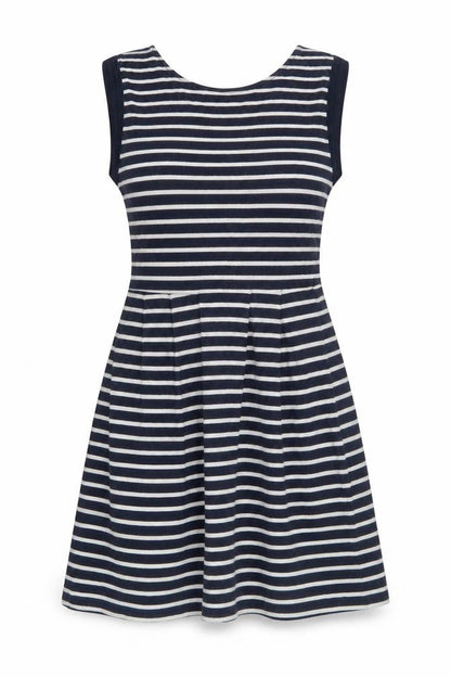 French Connection Women's Blue Striped Dress Size 8
