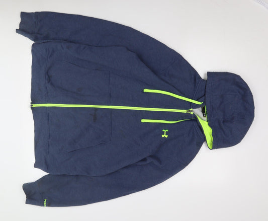 Under Armour Men's Blue Full Zip Hoodie, Size L