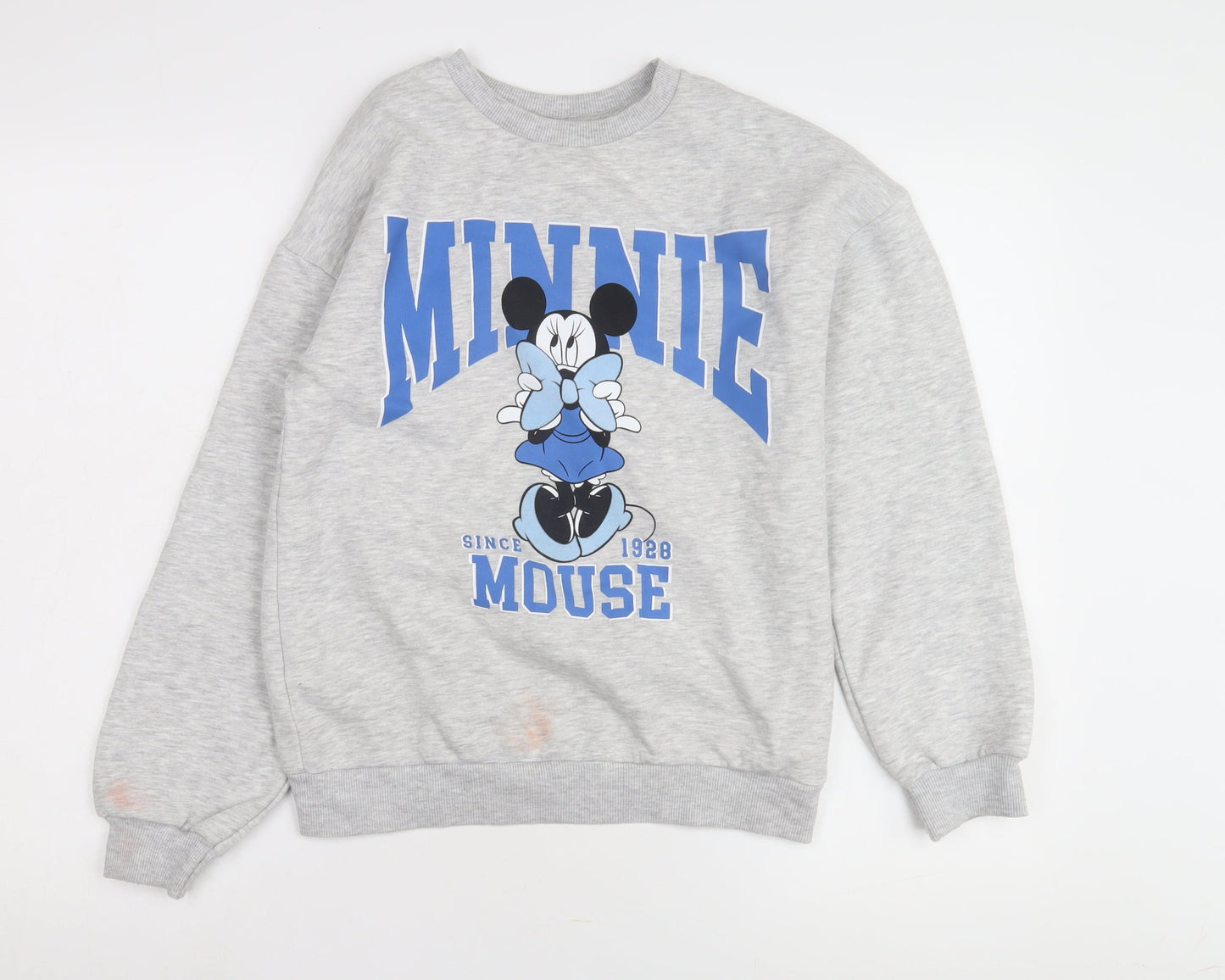 George Girls Grey Minnie Mouse Sweatshirt, 12-13 Years