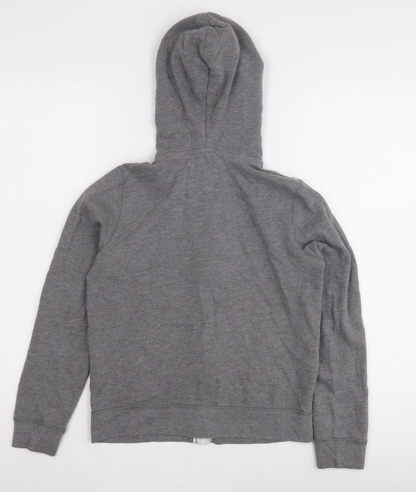 Abercrombie Kids Boys Grey Full Zip Hoodie, Size 11-12