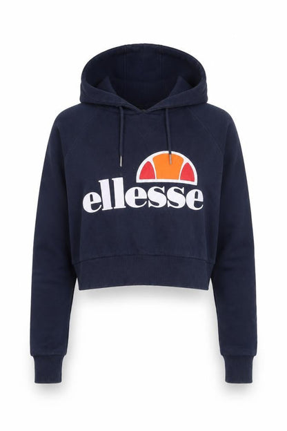 Womens UK Size 10 ellesse Blue Pullover Hoodie